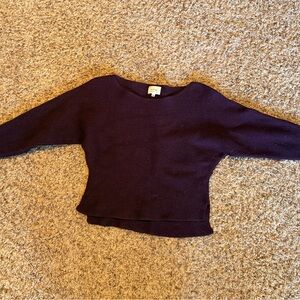 Wilfred Deep Purple Wool Sweater